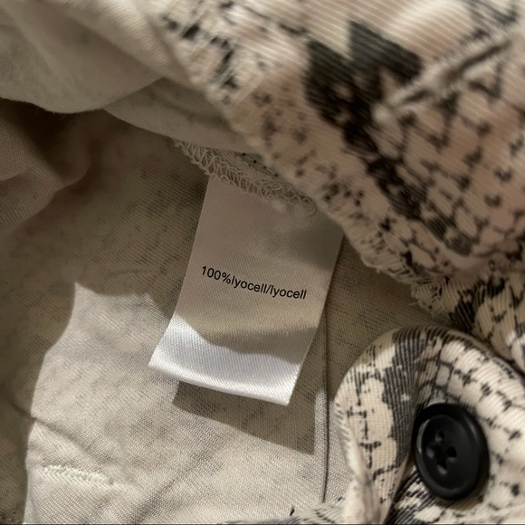 !NEW! PAM & GELA Snake Print High Rise Tie Track Jogger Pants - Size P - Picture 10 of 12